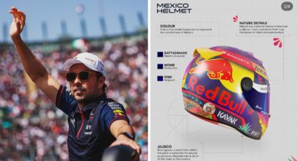 Casco de 'Checo' Pérez es subastado en 1.7 millones de pesos