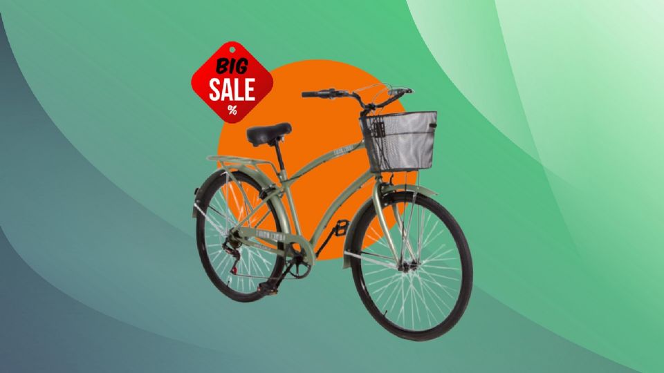 Bicicleta con descuento del 40% al comprar en línea.