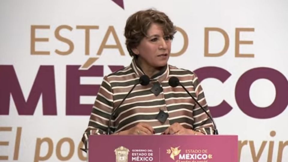 Delfina Gómez, gobernadora del Estado de México.