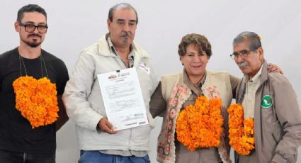 Delfina Gómez entrega 4 mil documentos agrarios a ejidatarios y comuneros del Edomex