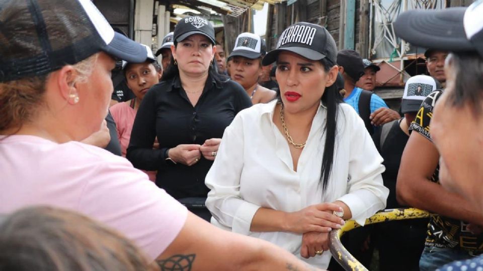 Sandra Cuevas, alcaldesa con licencia de Cuauhtémoc.