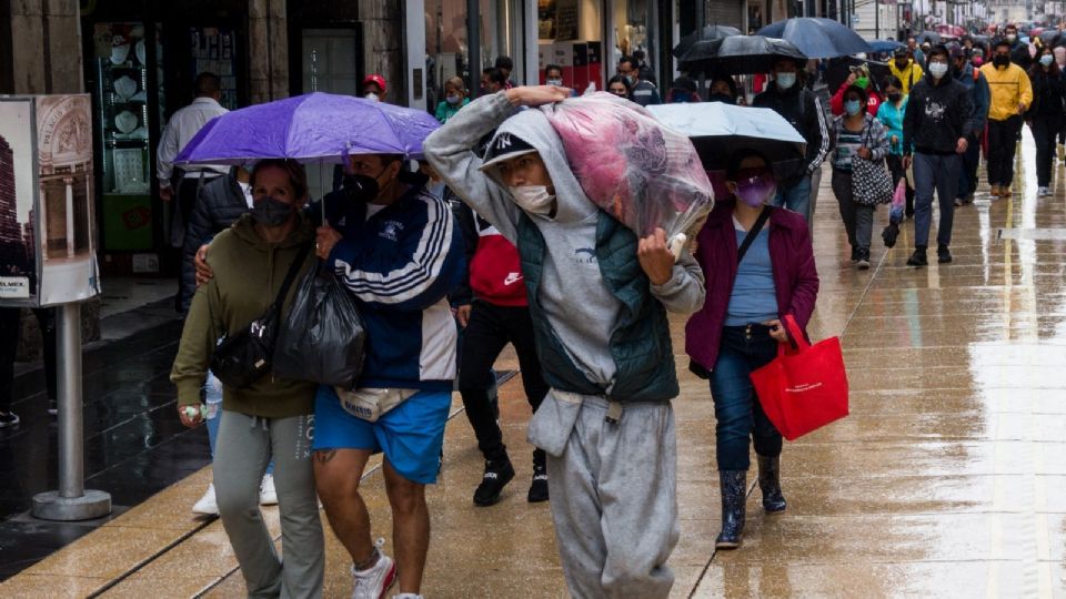 Radar detecta lluvias en diferentes alcaldías de CDMX