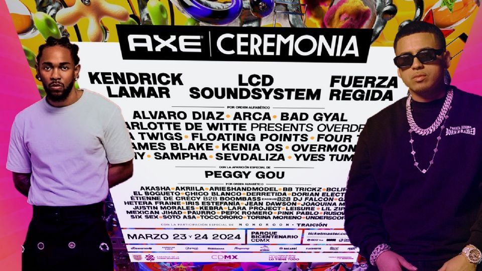 Ceremonia 2024: Kendrick Lamar, Corridos Tumbados y más en el cartel del festival.