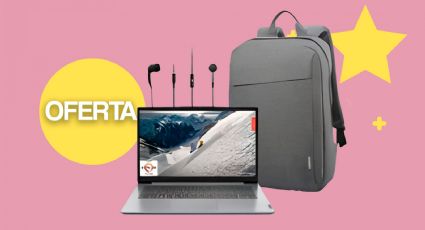 Fin Irresistible 2023: Paquete Laptop Lenovo + Mochila + Audífonos ¡por menos de 6 mil pesos!