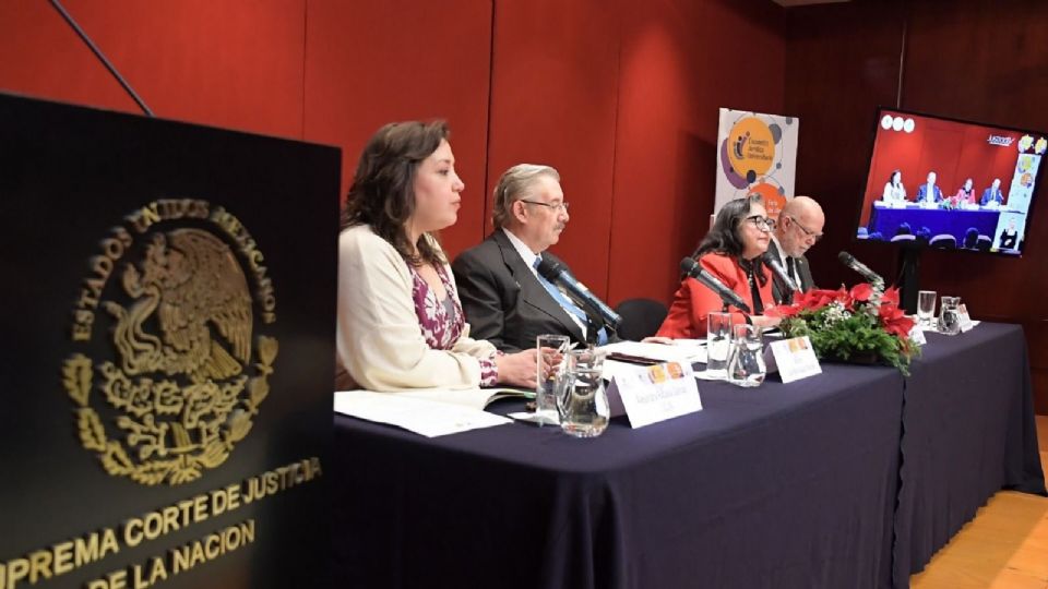 Norma Piña en presentación de libro de la SCJN.