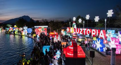 ¡Es hoy, es hoy!  Luztopía Navidad en Hollywood ya comenzó en Parque Fundidora