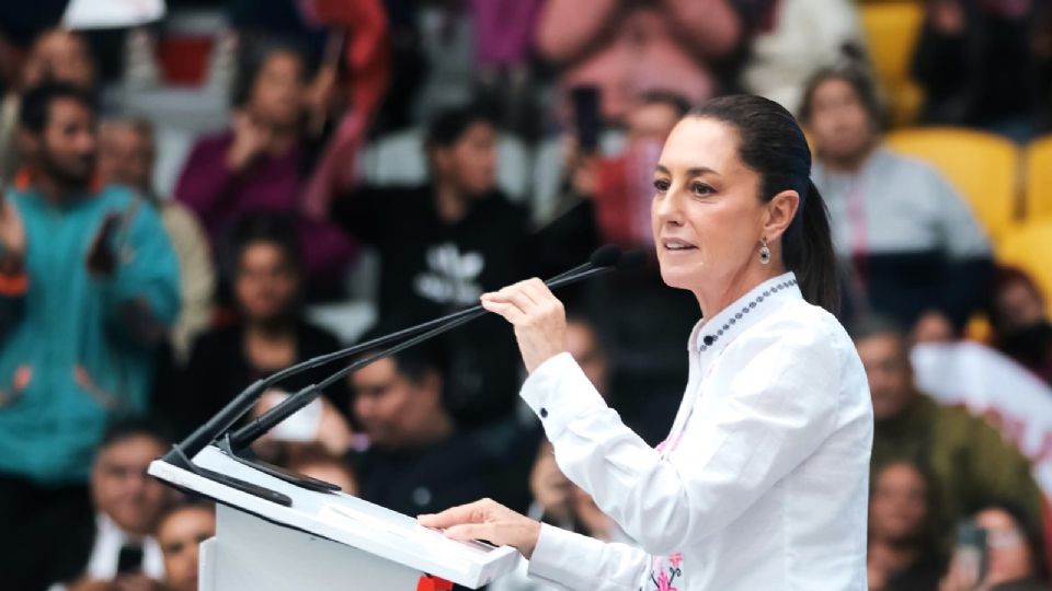 Claudia Sheinbaum, aspirante presidencial de Morena.