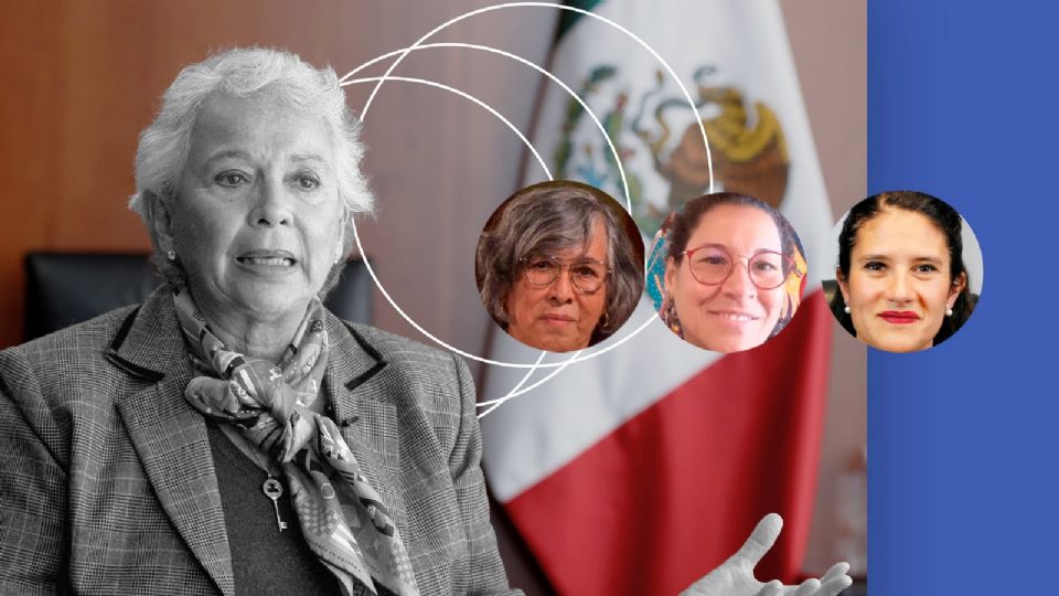 Olga Sánchez Cordero está contenta con las propuestas de AMLO.