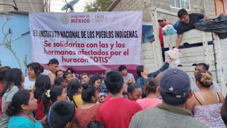 INPI otorga apoyo a los damnificados por el huracán 'Otis'