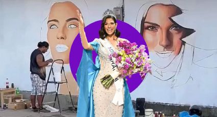 Sheynnis Palacios: Artistas intentan hacer mural a nueva Miss Universo y esto pasó