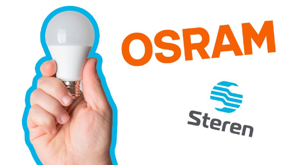 Steren y OSRAM son marcas de focos.