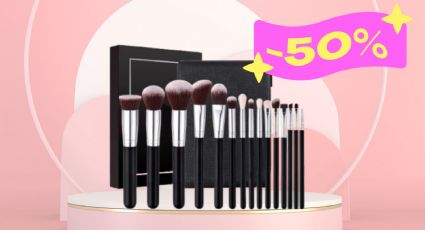 Liverpool: Set de brochas de maquillaje con 50% de descuento en línea