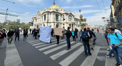 Trabajadores del INBAL protestan con cierres a la vialidad