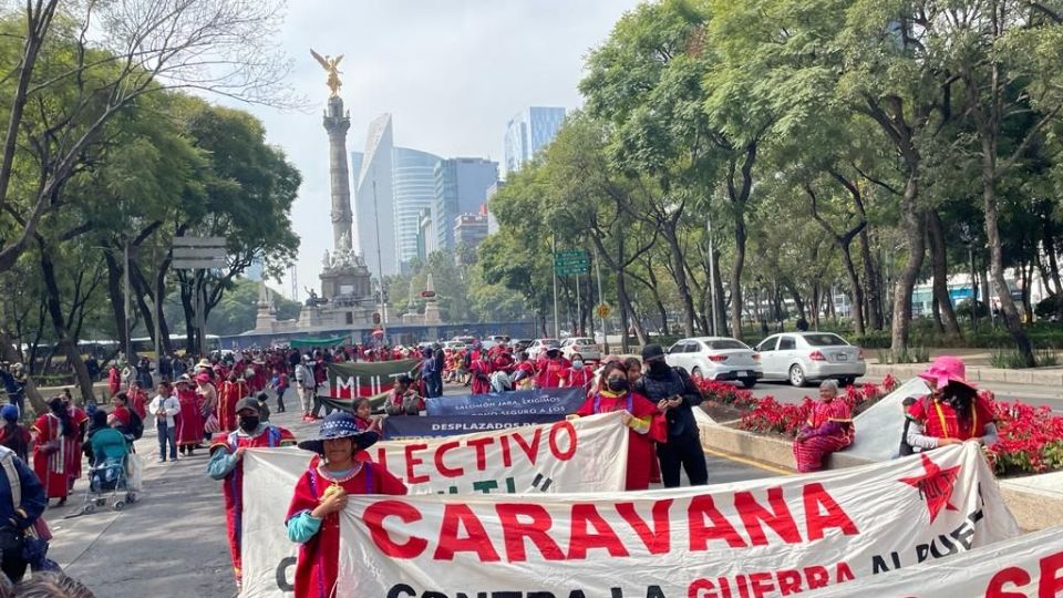 Marcharon sobre Paseo de la Reforma.