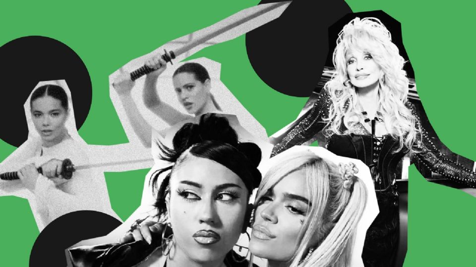 Rosalía, Björk, Karol G, Kali Uchis y Dolly Parton.