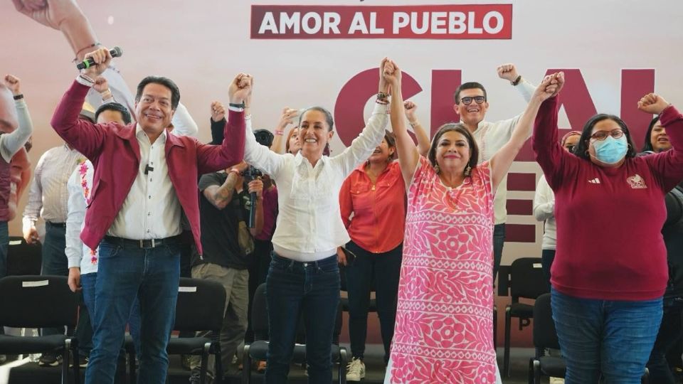 Claudia Sheinbaum, precandidata de Morena a la Presidencia, estuvo en Iztapalapa.