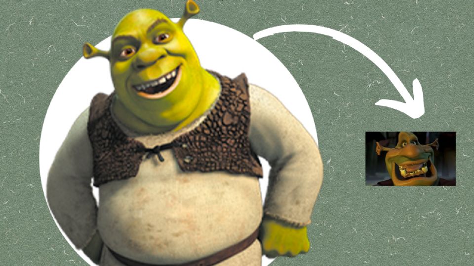 Shrek: Revelan cómo iba a ser el personaje en la primera prueba de animación.