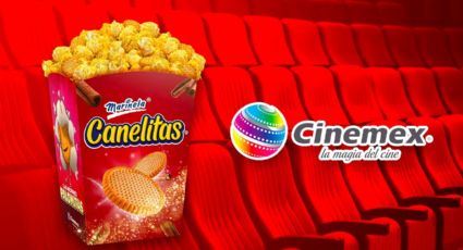 ¿Palomitas sabor Canelitas? Cinemex anuncia su nuevo sabor navideño