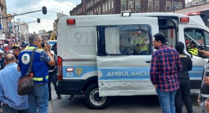 Trasladan a hospital a trabajador lesionado por desplome de elevador en estación del Metro