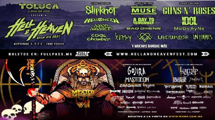 Hell & Heaven y México Metal Fest abren noviembre
