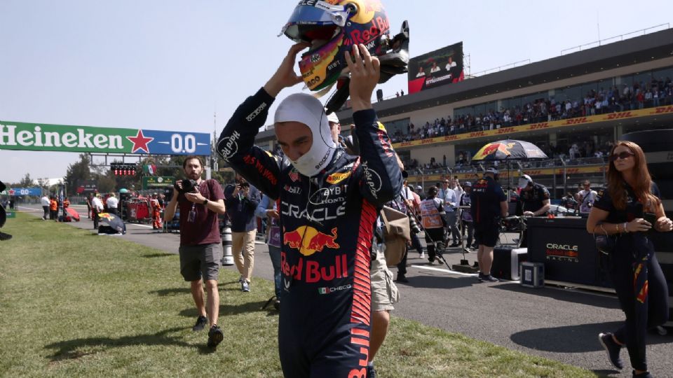 Sergio Pérez en el Gran Premio de México 2023.