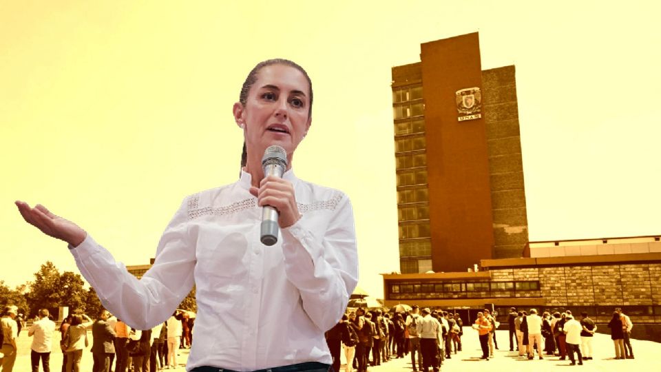 Claudia Sheinbaum en la UNAM.