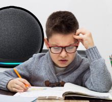 "¿Cuánto es 55 menos 43?"; niño pide ayuda a Alexa para hacer su tarea y se hace viral