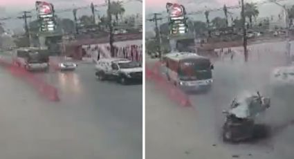 Conductor pierde la vida en choque contra camión de valores - VIDEO