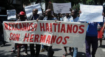 Marchan migrantes a Segob para pedir estatus legal en México