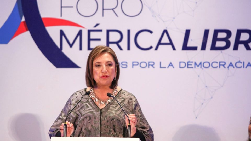 Xóchitl Gálvez, responsable del Frente Amplio por México.