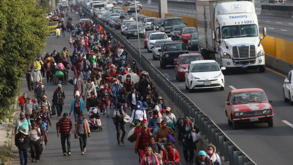 Migrantes en CDMX.