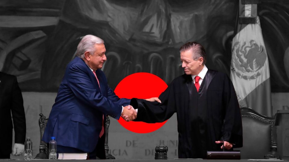 AMLO y Arturo Zaldívar.