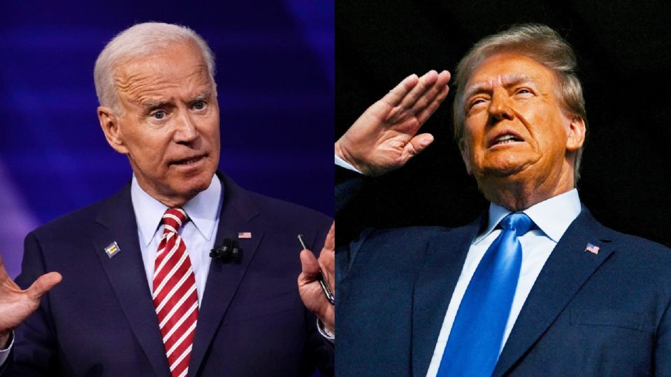 Joe Biden y Donald Trump.