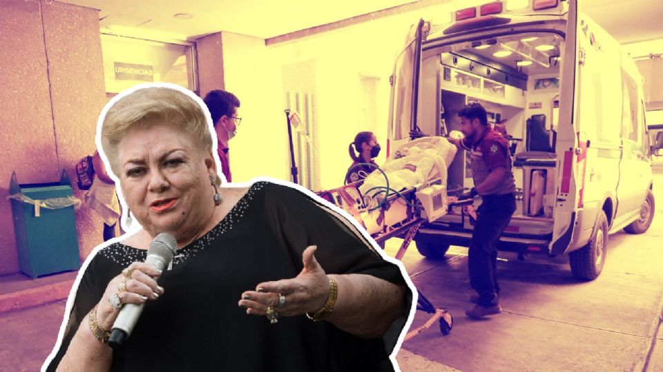 Paquita la del Barrio en el hospital.