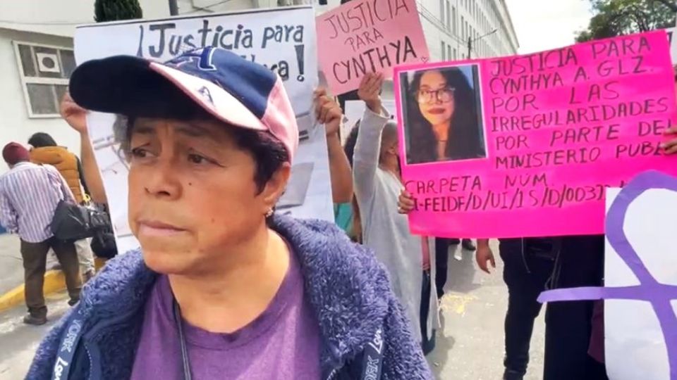 Exigen justicia por la muerte de Cynthia.