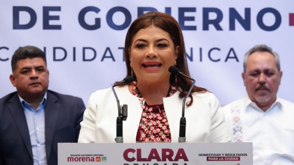 Clara Brugada, precandidata de Morena a la jefatura de Gobierno de la CDMX.
