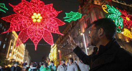 Llega el espíritu navideño al Zócalo de la CDMX