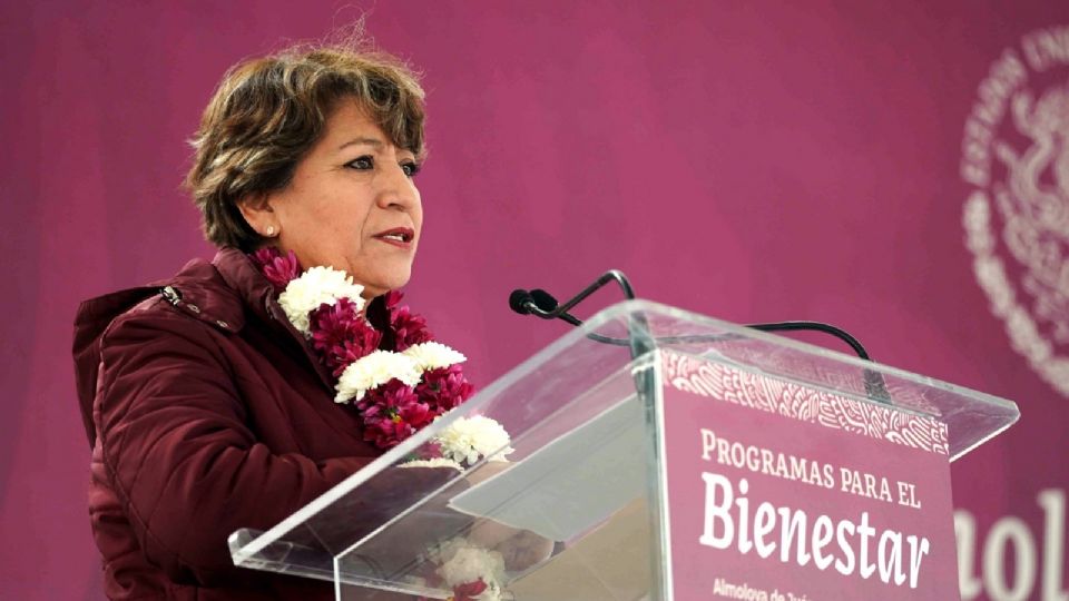 Delfina Gómez, gobernadora del Edomex.