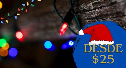 ¿Aún no compras luces navideñas? Entonces ve a esta tienda en CDMX con precios desde 25 pesos