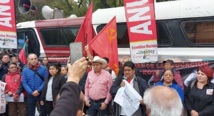 Avanza marcha de la CNTE hacia el Zócalo capitalino