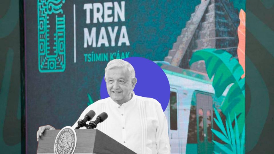 AMLO y Tren Maya.