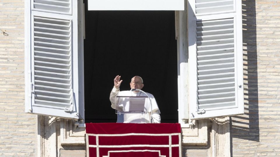 El papa rindió su mensaje del Ángelus.