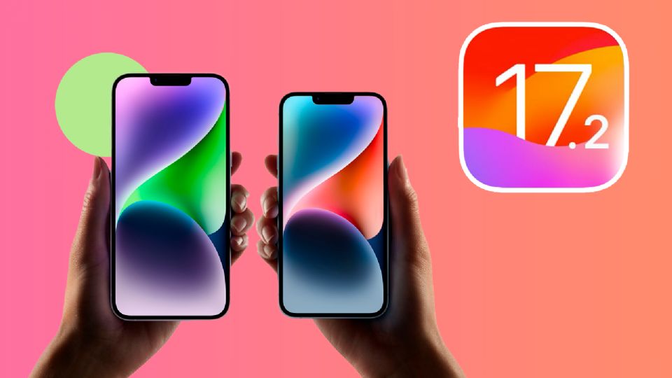 iOS 17.2 es la actualización más reciente de los iPhone.