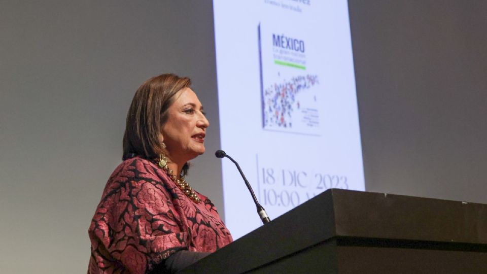 Xóchitl Gálvez, precandidata presidencial del PRI, PAN y PRD.