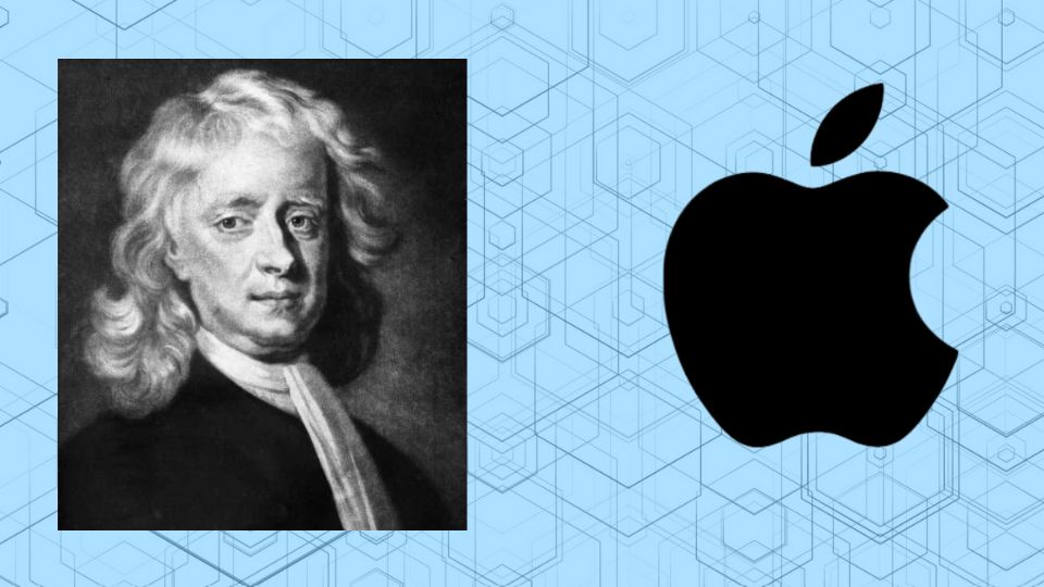 Relación de Isaac Newton con Apple