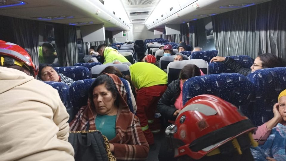 Lesionados en accidente