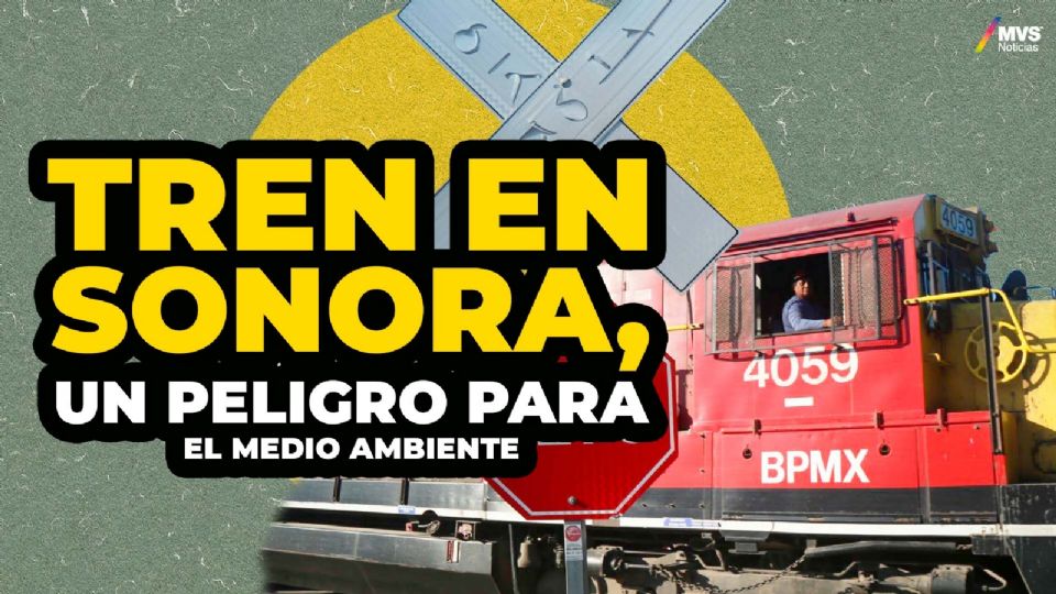 El tren en Sonora preocupa a ambientalistas.