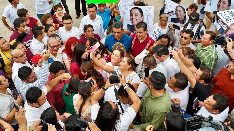 Claudia Sheinbaum, precandidata presidencial de Morena, PT y PVEM.