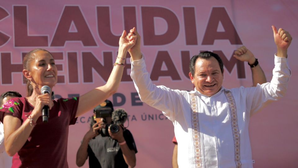 Claudia Sheinbaum está de visita en Yucatán.