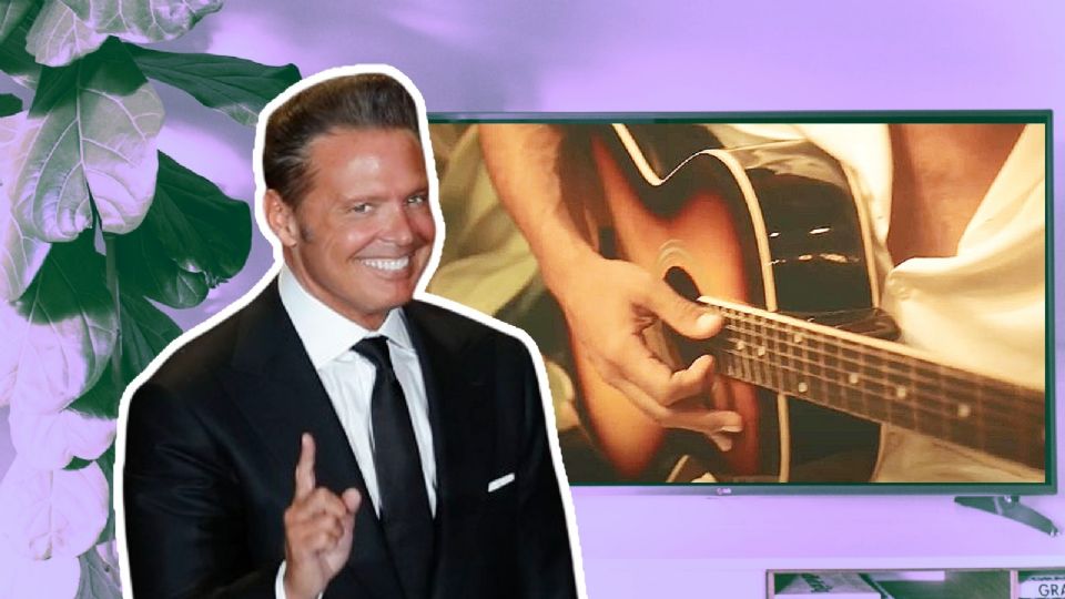 Luis Miguel realiza comercial.